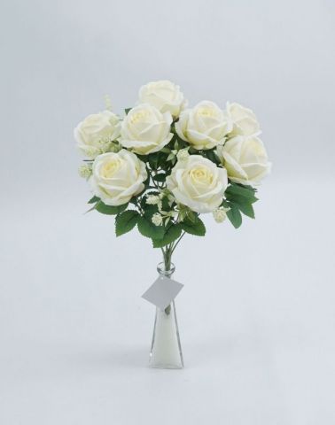 MC-9208-8 RAMO ROSAS* CREMA