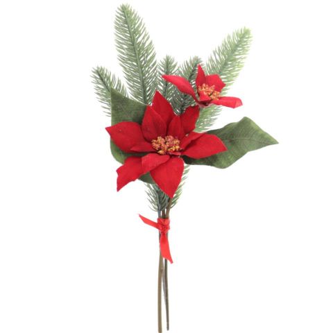 PICK POINSETTIA 33 CMS*ROJO NAV-4228