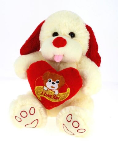 PERRO LENGUA CON CORAZON 55CM