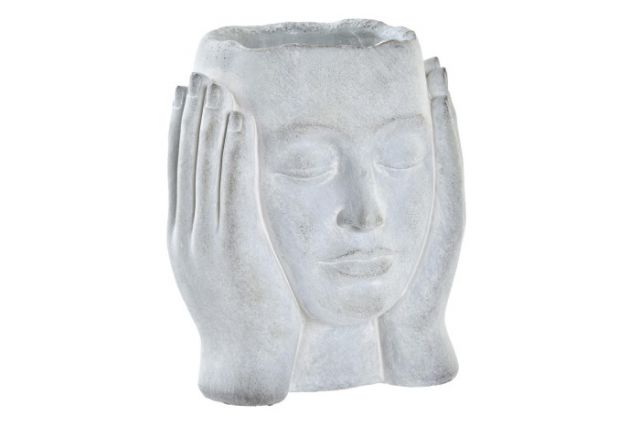 MACET.BUSTO CARA/MANO *GRIS 18X17X21 189264