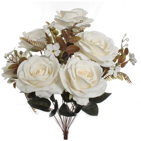 RAMO ROSAS X7 *BLANCO 7293