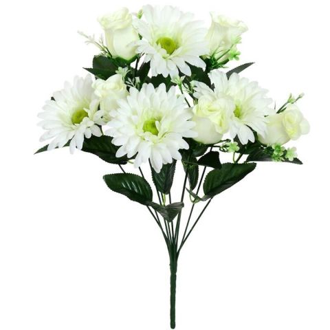 RAMO GERBERA-CAPULLO X 9-44CM BLANCO *232652