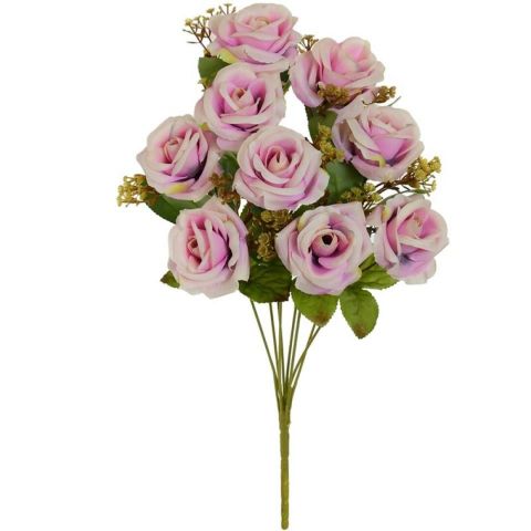 RAMO ROSAS X9-44CM MALVA *234823