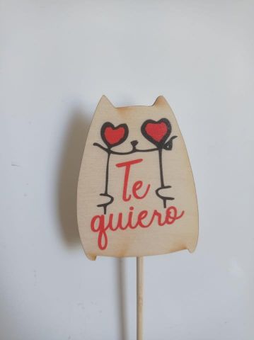 PICK DECORATIVO MADERA * TEQUIERO