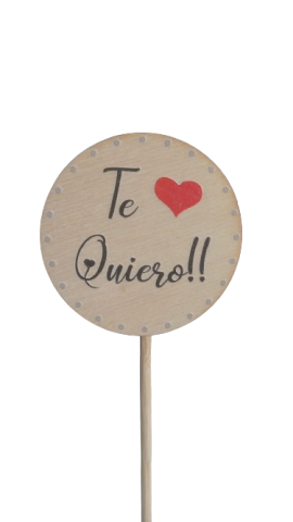 PICK DECORATIVO MADERA *TEQUIERO