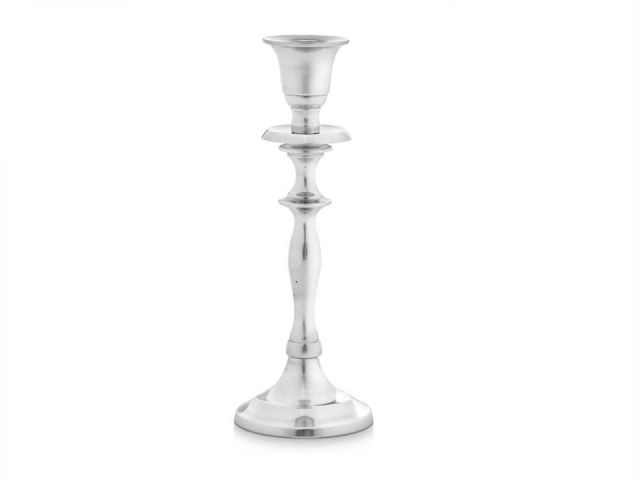 CANDELABRO MEDIANO PLATEADO 20CM *91440