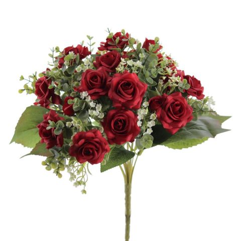 BOUQUET ROSA MINI *ROJO 9633-08