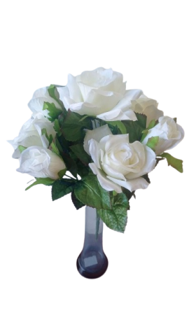 RAMO ROSAS X7 45 CMS *CREMA 8567-01