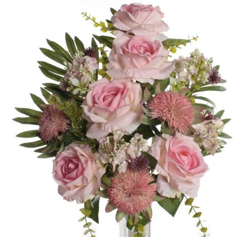 RAMO ENCARADO ROSAS EASTER *5503-ROSA