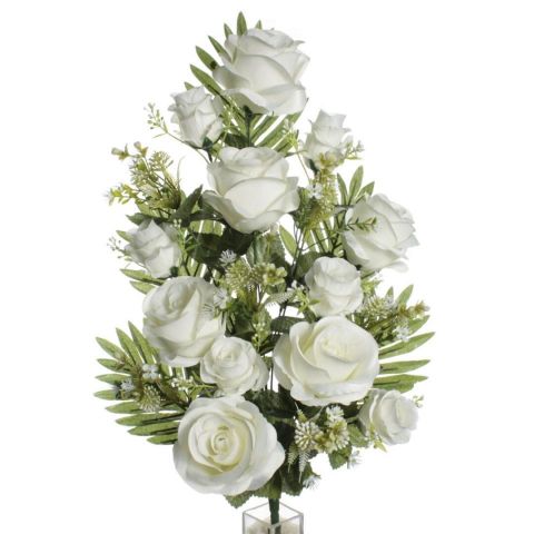 RAMO ENCARADO ROSAS *6512-BLANCO