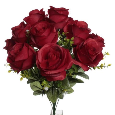 RAMO ROSAS X12 *ROJO 6531