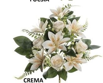 RAMO ENCARADO ROSA LILIUM *CREMA 5532