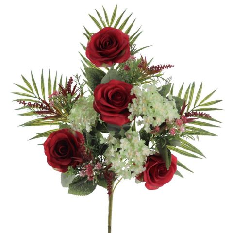 RAMO ENCARADO ROSAS VIBURNUM *ROJO 5453-08