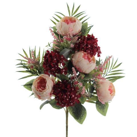 RAMO ENCARADO PEONIAS VIBURNUM *SALMON 5455-14