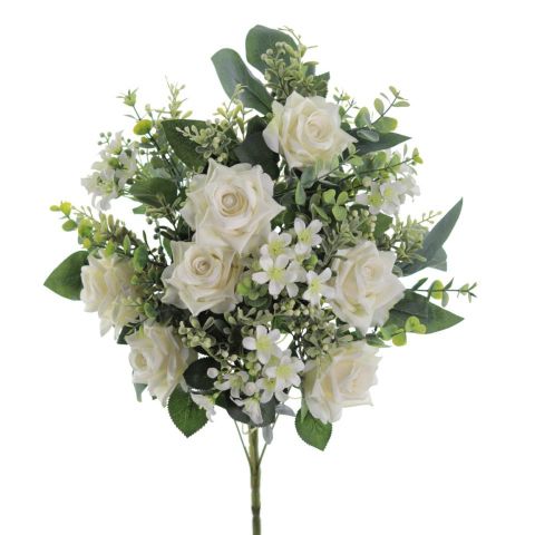 RAMO ROSAS X11 *CREMA 5447-01