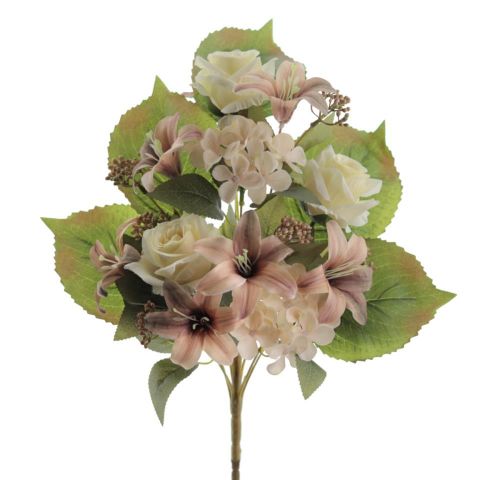 RAMO ROSAS LILIUM HORTENSIA *BEIGE 5454.31