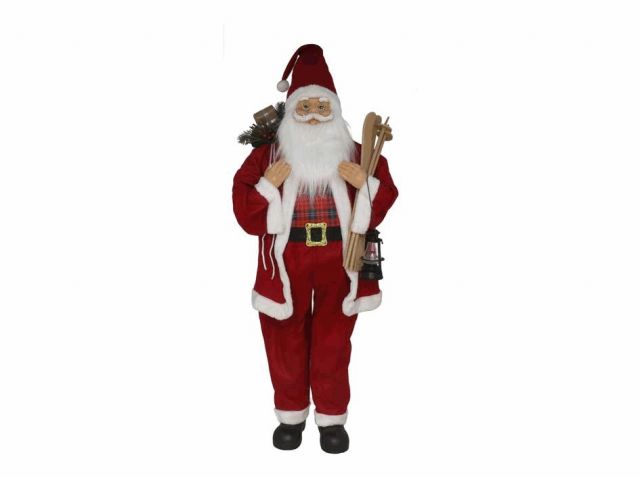 SANTA  CLAUS DE PIE CALVIN 110CM *326009