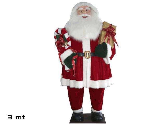 SANTA CLAUS GIGANTE EXTENSIBLE -3MT 29042