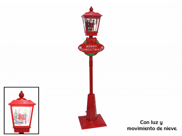 FAROL MUSICAL CHRISTMAS 33LUCES 180X40CM 02255